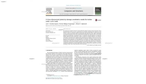A three-dimensional plasticity-damage constitutive model for timber under cyclic loads